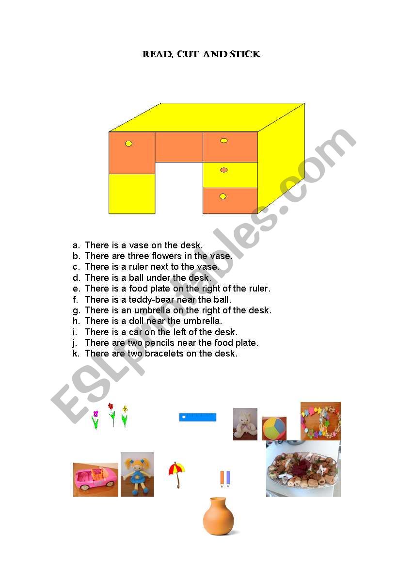Prepositions worksheet