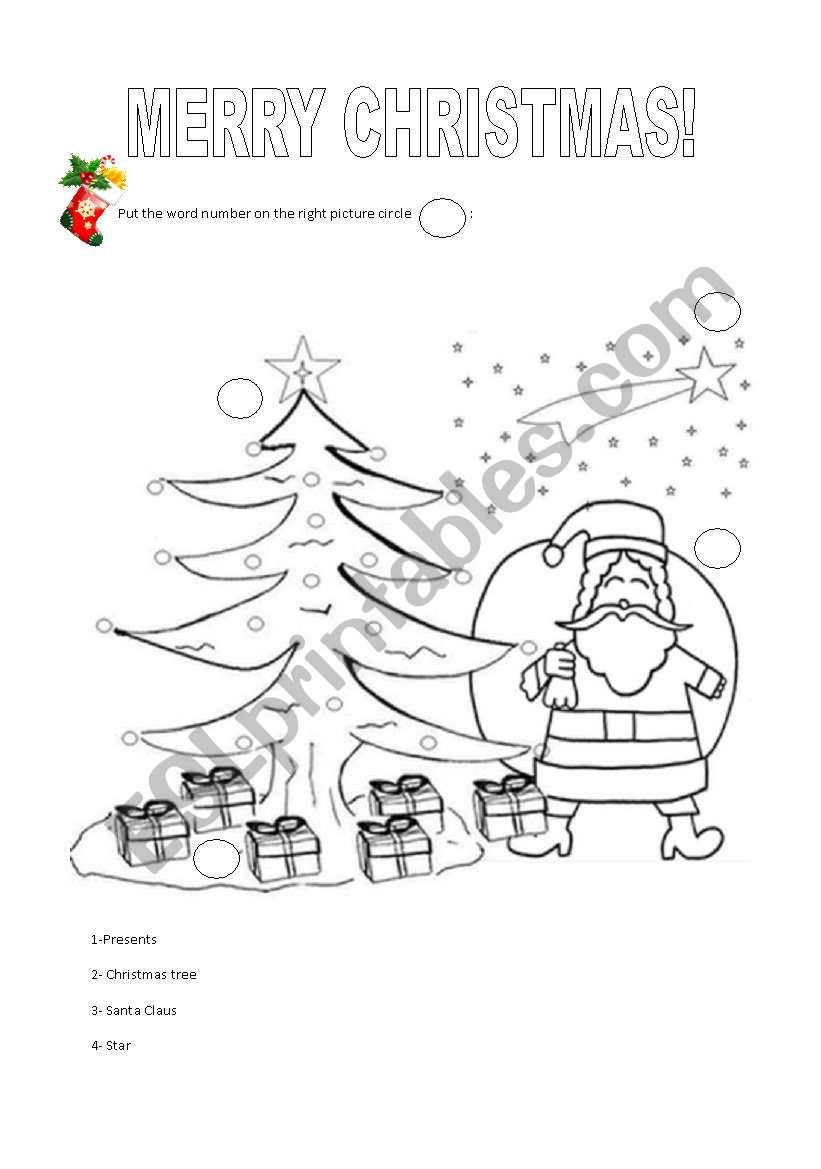 Chritsmas  worksheet