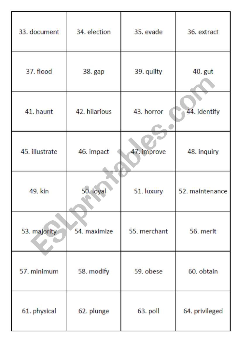 Useful daily communication words flashcards - 2