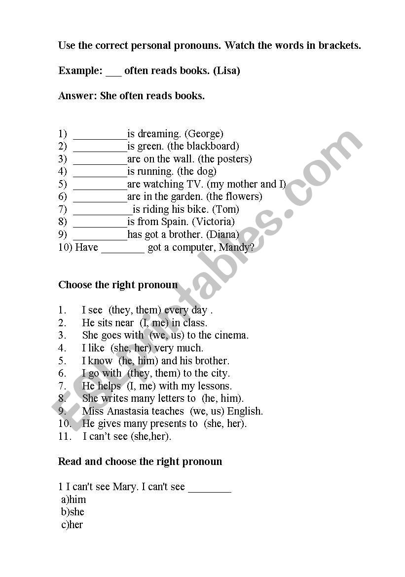 Test worksheet