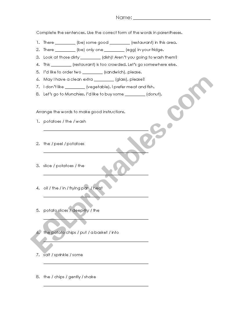 Grammar Practice worksheet