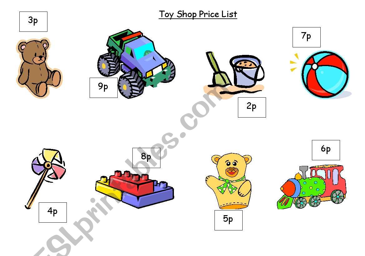Toy Shop Prices Flashcards (teacher Made) Twinkl atelieryuwa.ciao.jp