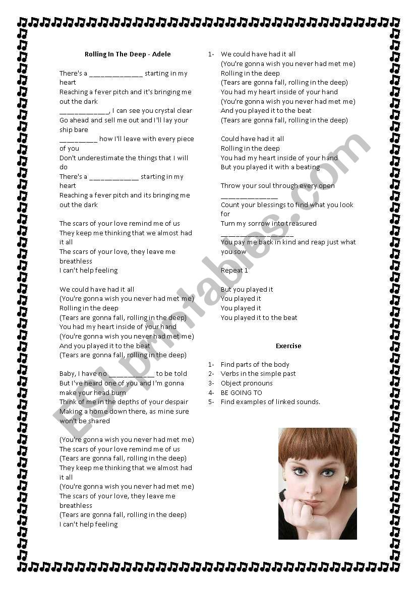 Future with Adele worksheet