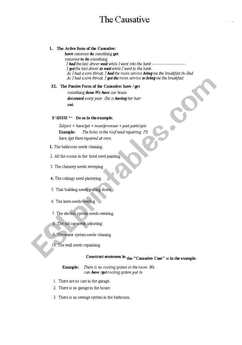my work worksheet