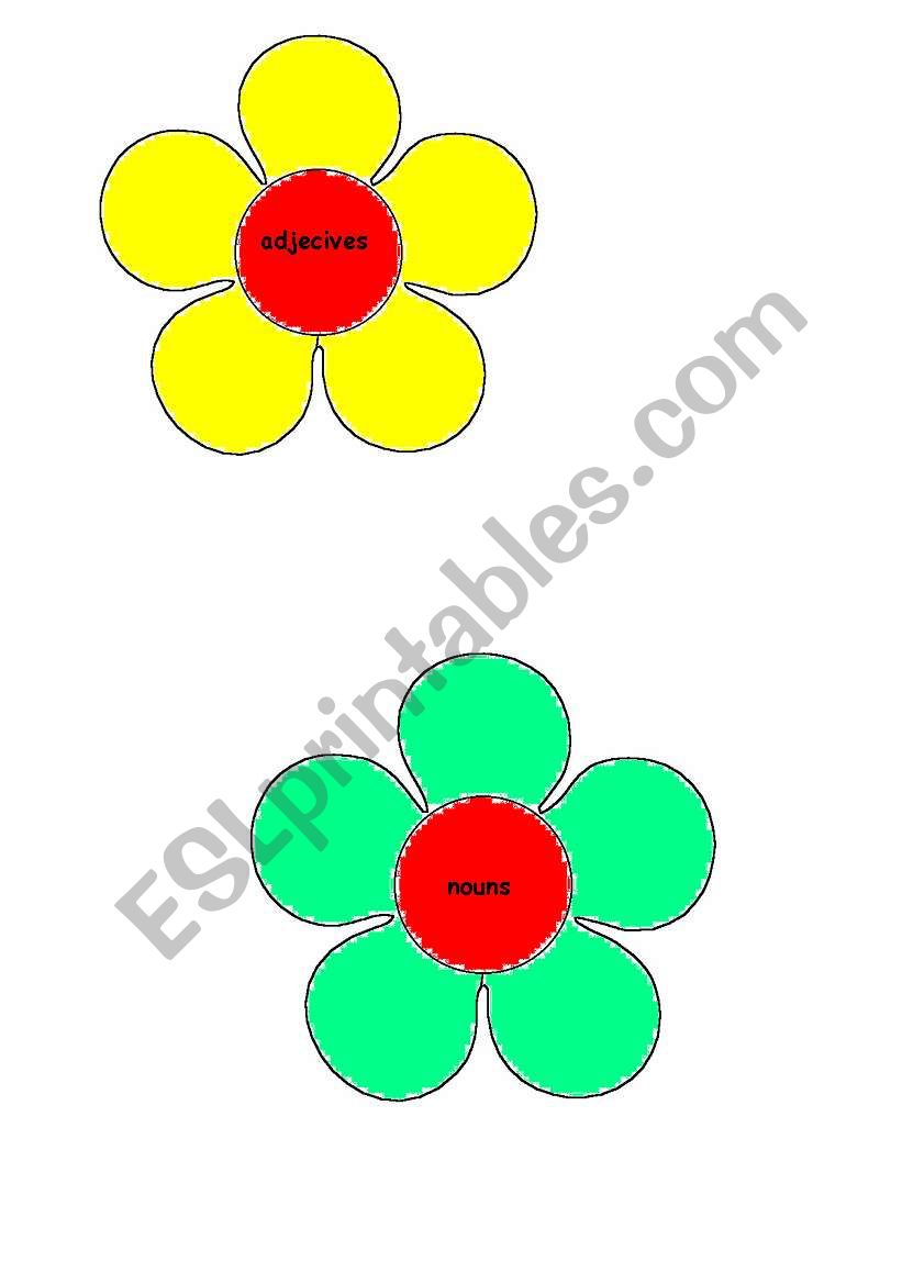 grammar flowers worksheet