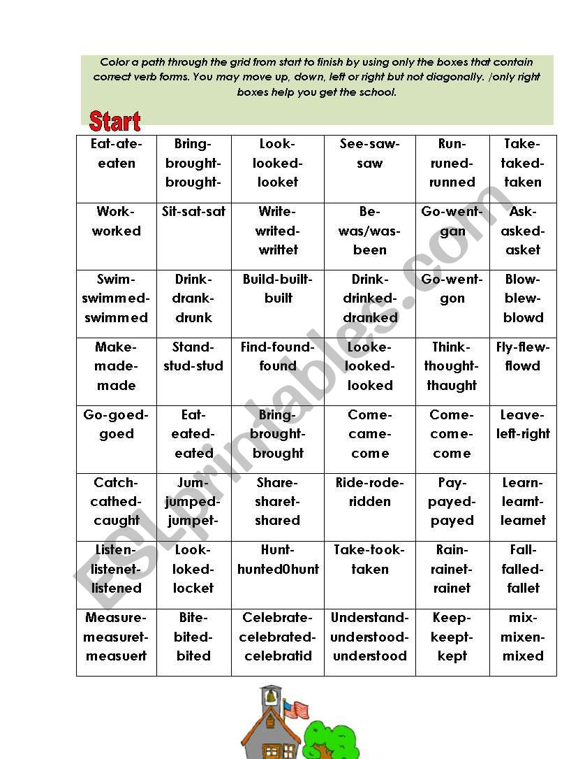 IRREGULAR VERBS SPELLING CHECKING IN 5 MINUTES!