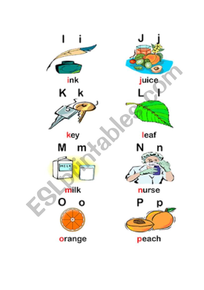 alphabet game - 1 worksheet