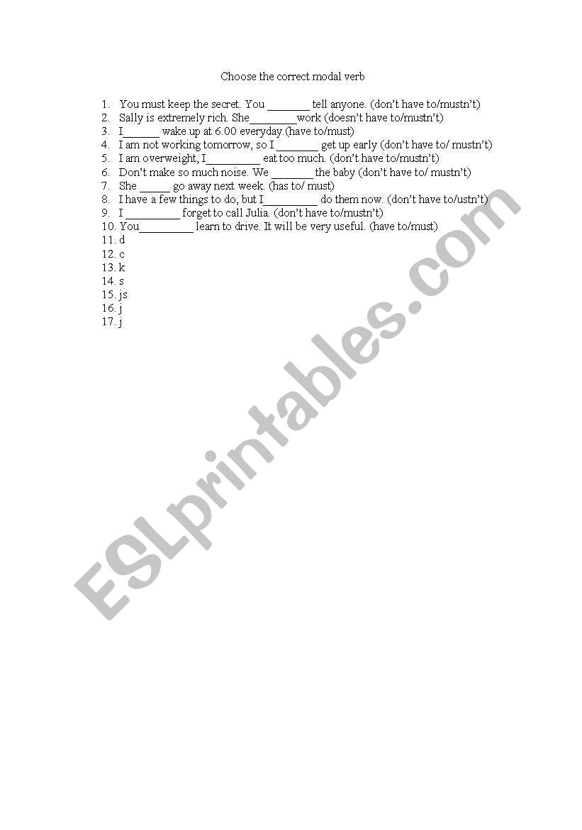 comparative forms worksheet