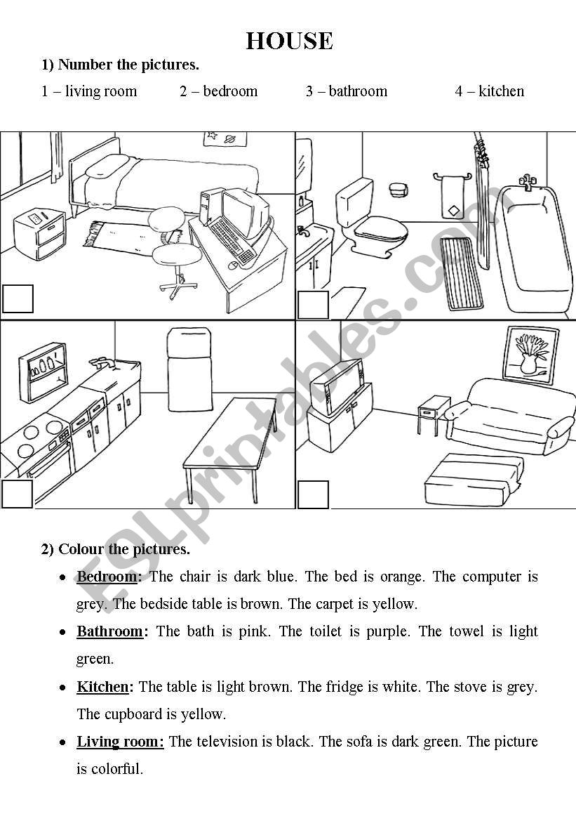 House worksheet