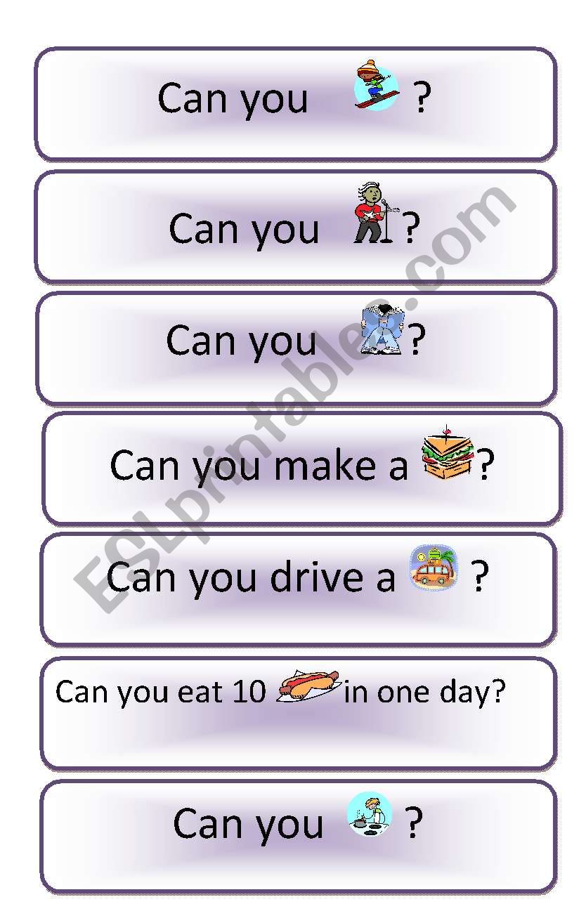 MODAL VERB CAN USED FOR ORAL TEST