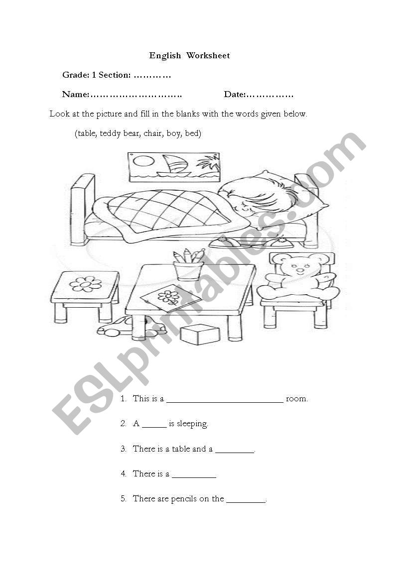 Creative writing worksheet