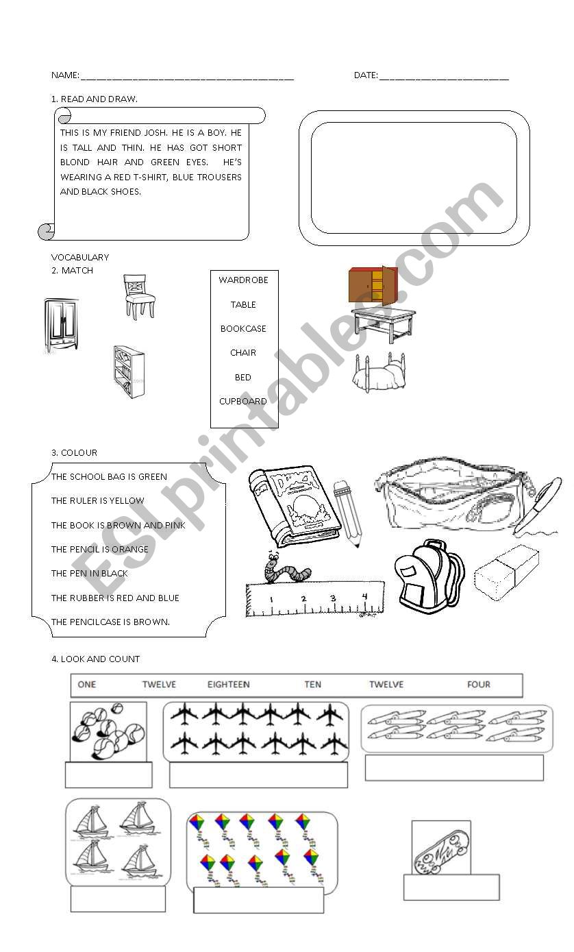 HAPPY STREET 1  PART1 worksheet