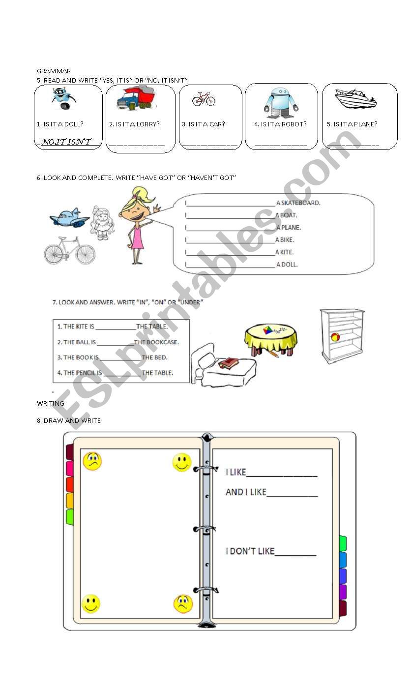 happy street 1 PART2 worksheet