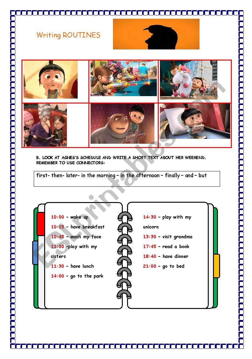 Despicable Me worksheet