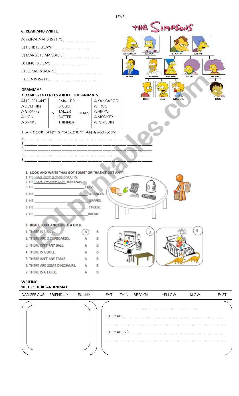 HAPPY STREET 2PART2 worksheet