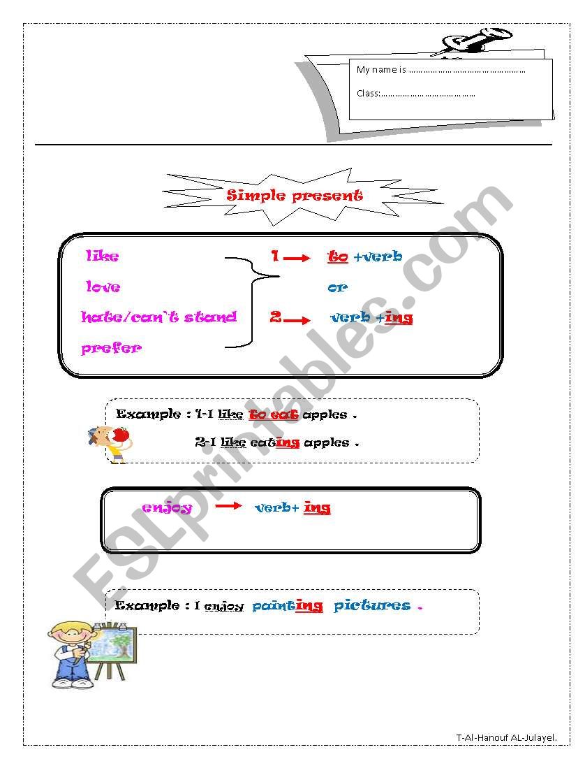 Simple present. worksheet