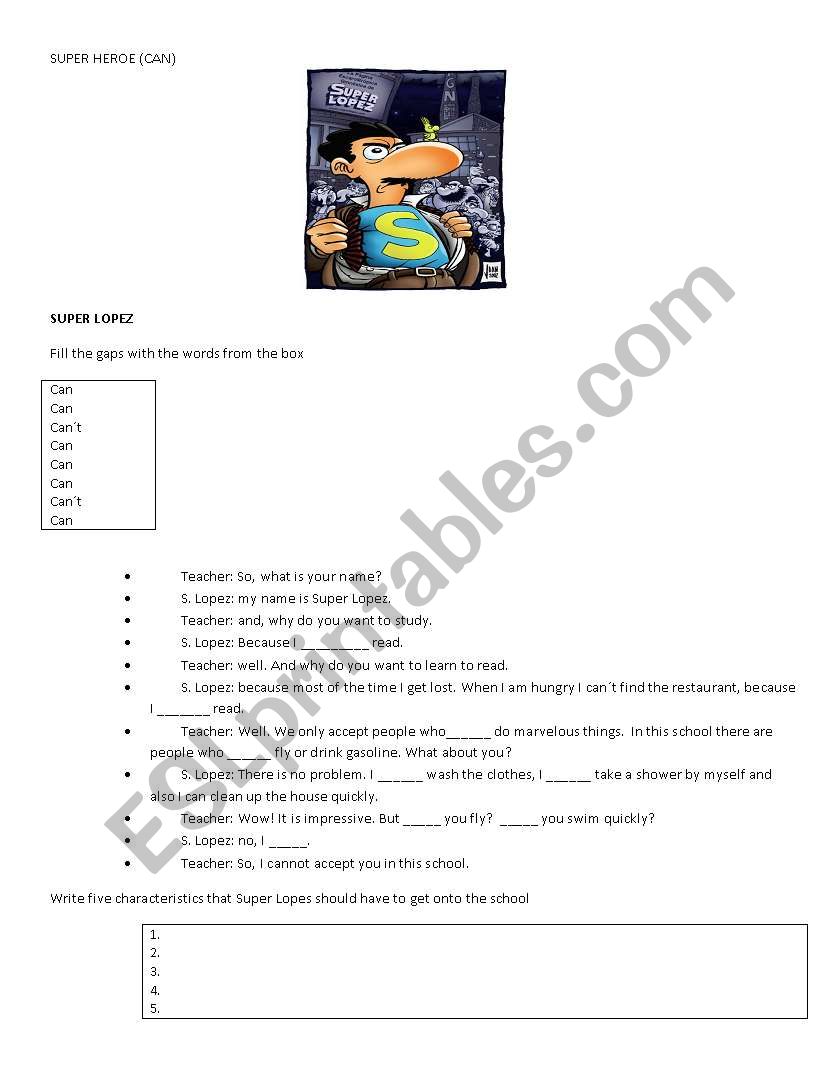 Comparatives (clothes) worksheet