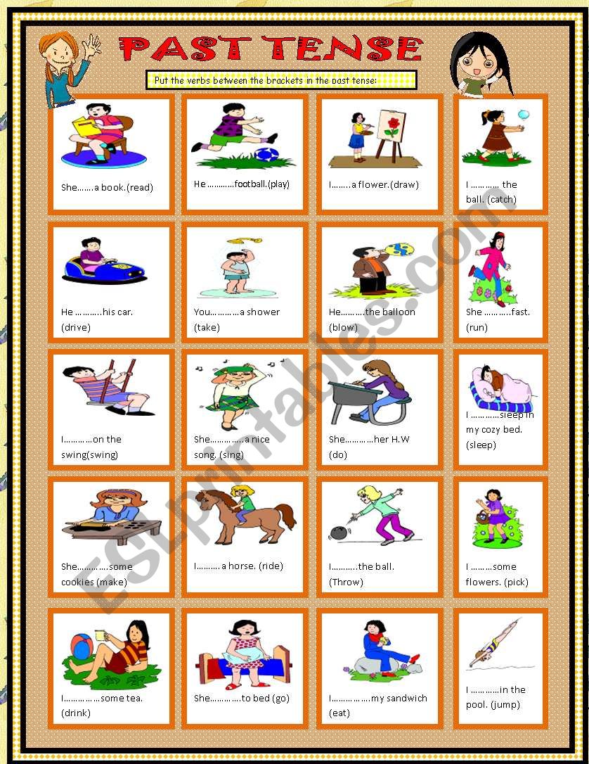 Past Tense Esl Worksheet Travel