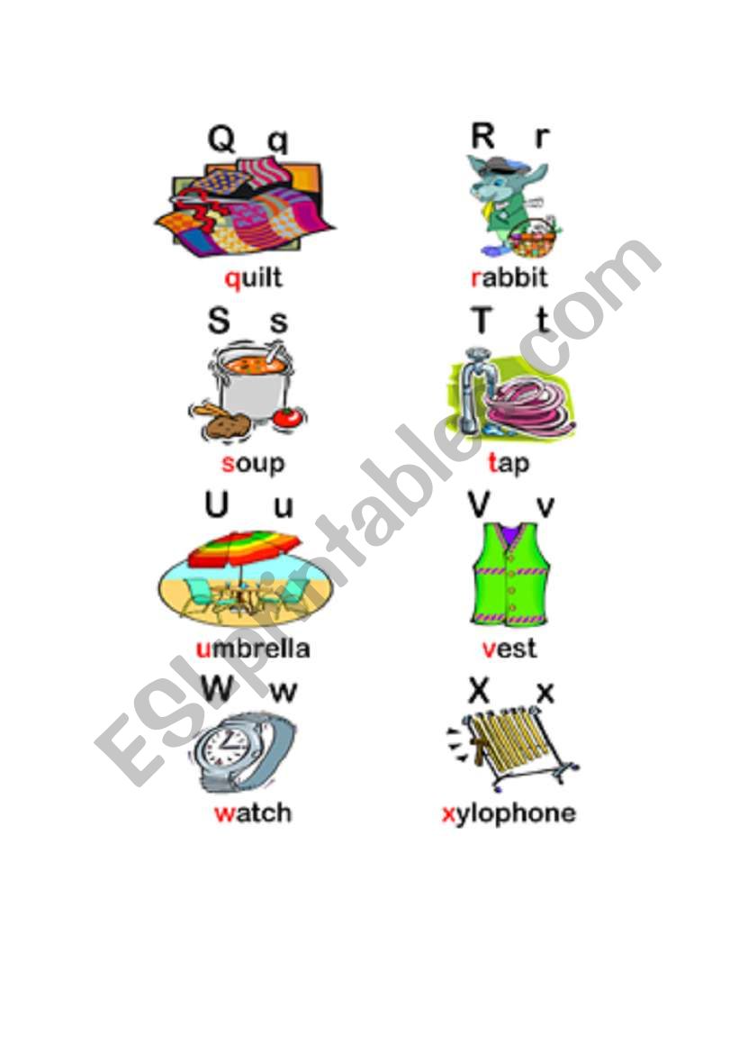 alphabet game - 3 worksheet