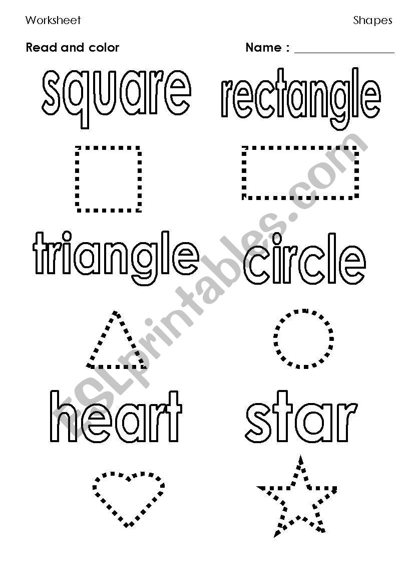 worksheet-shape worksheet