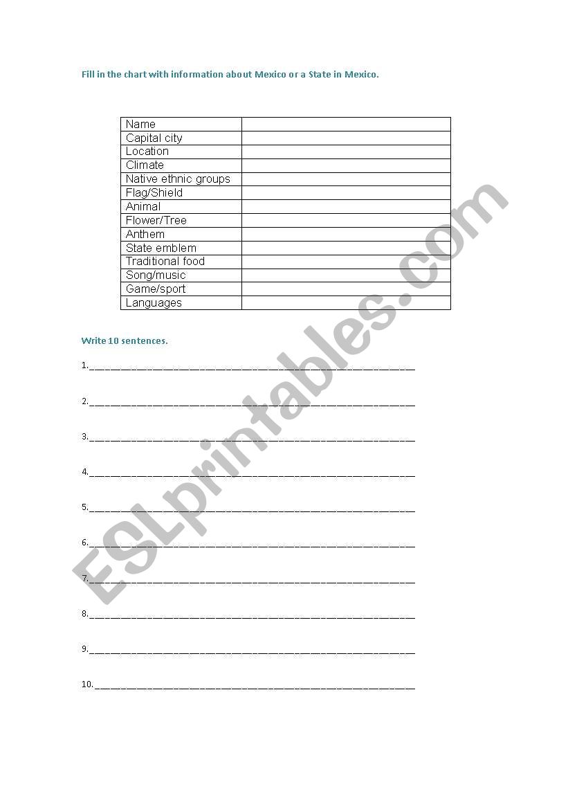 Family tree worksheet