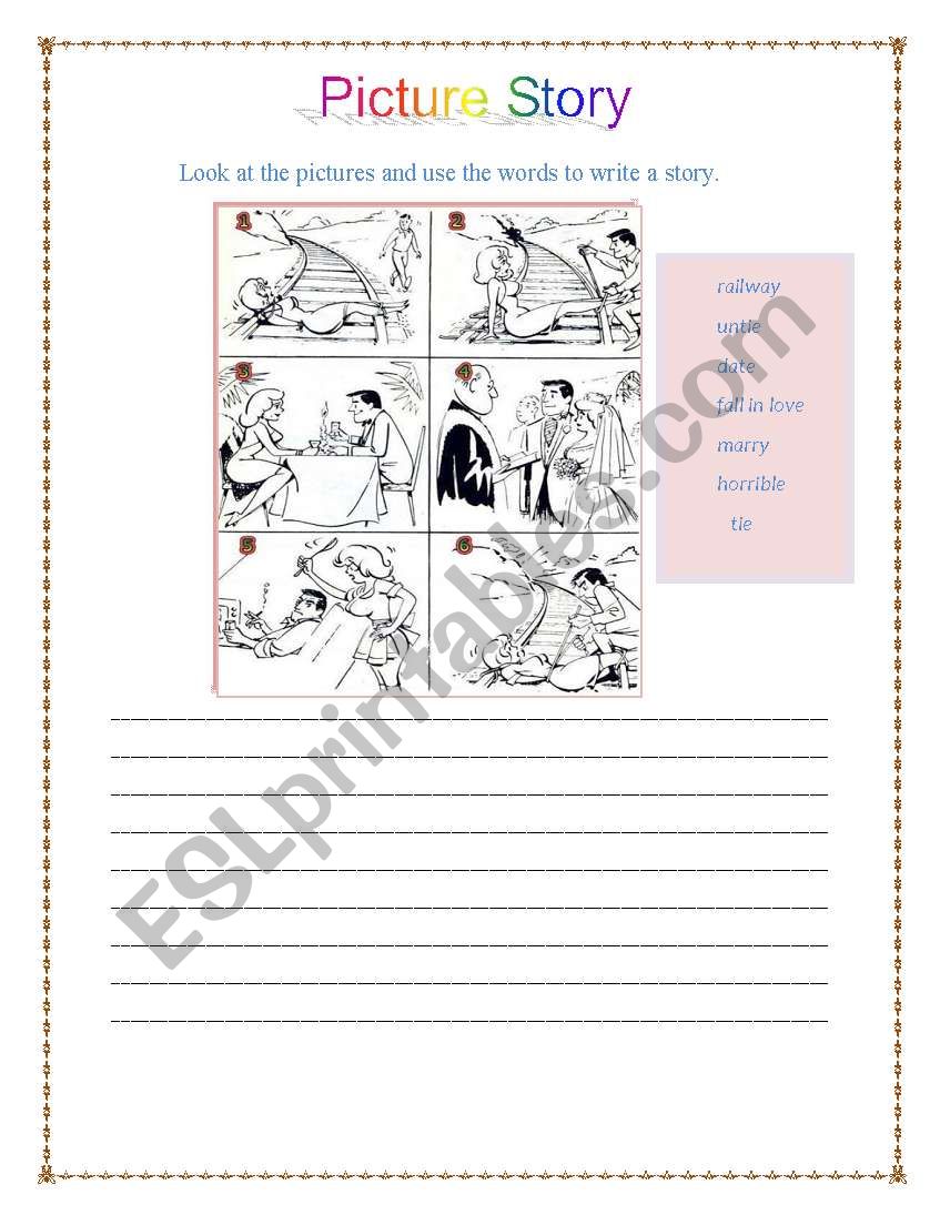 picture story worksheet