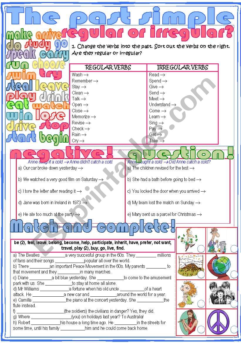 The Past Simple worksheet