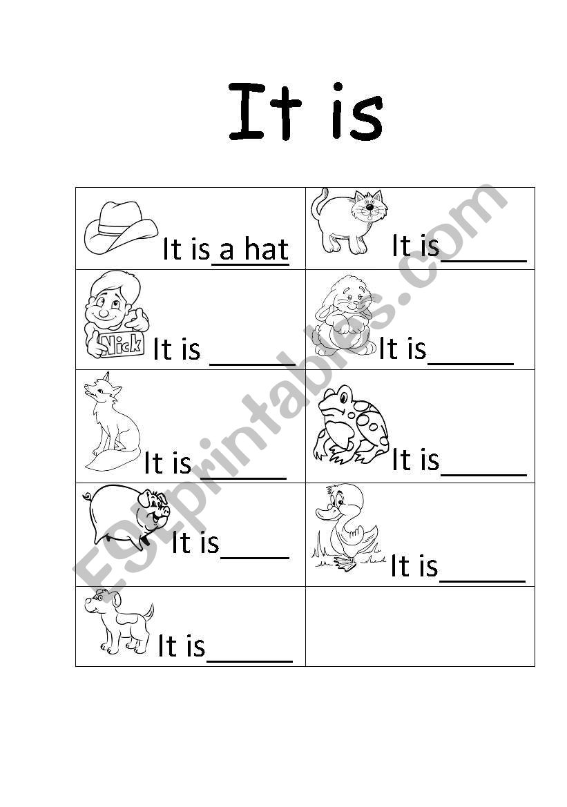 Construction IT IS worksheet