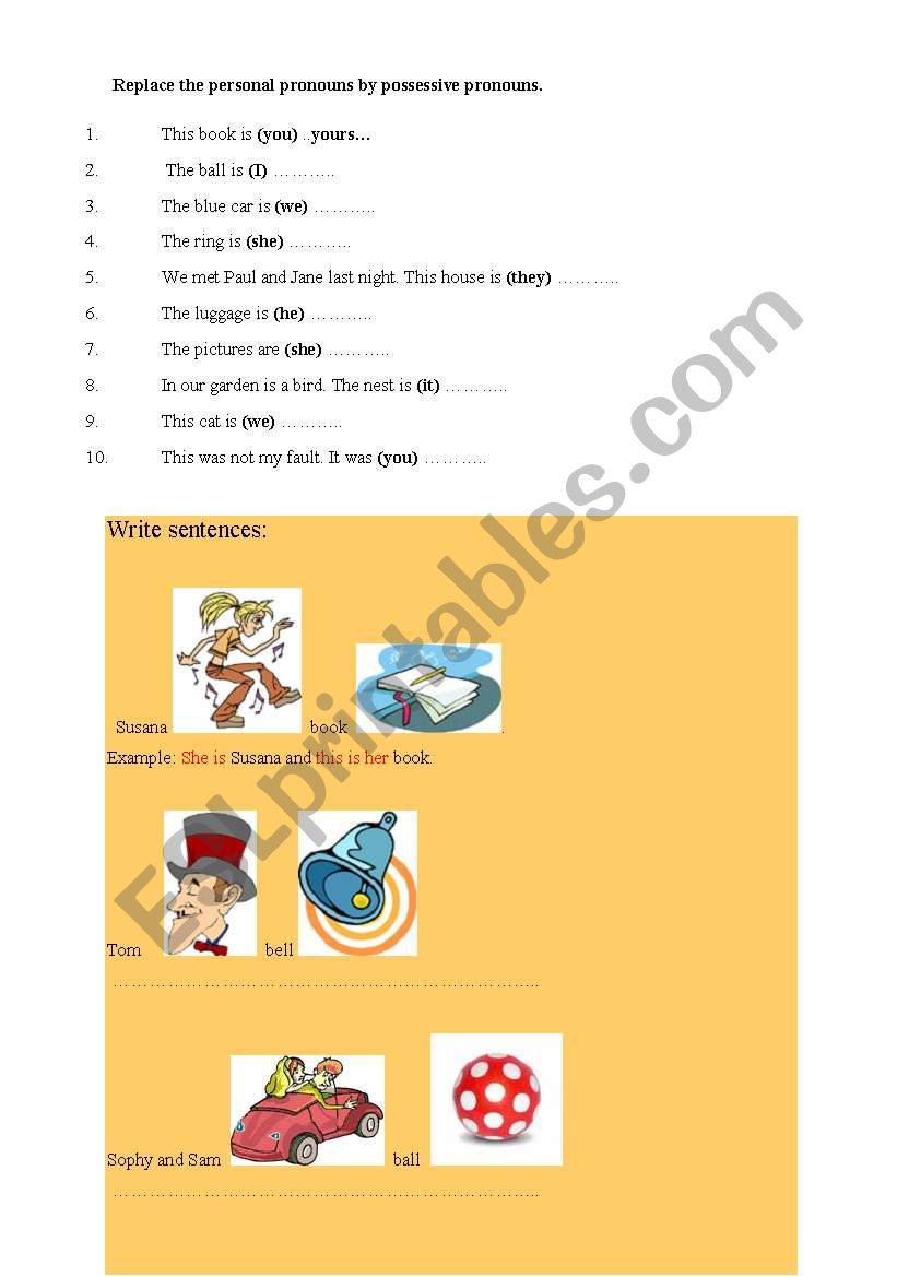 english-worksheets-possessive-pronouns