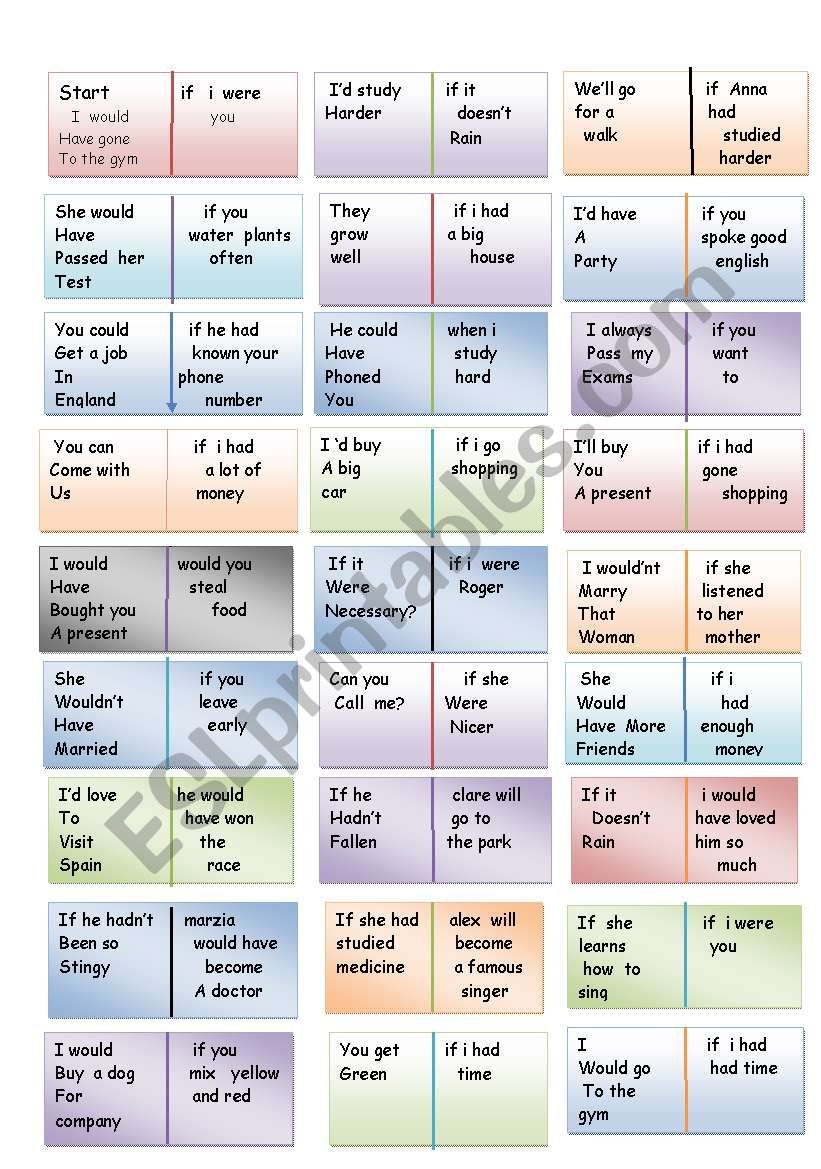      conditional dominoes worksheet