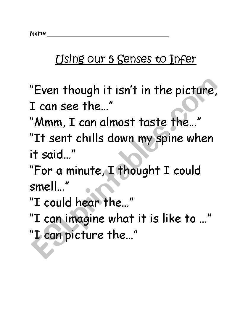nonfiction worksheet
