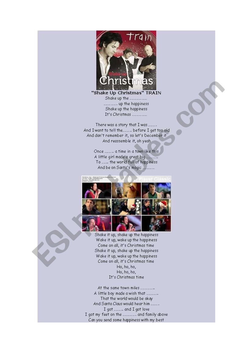 Train – Shake Up Christmas