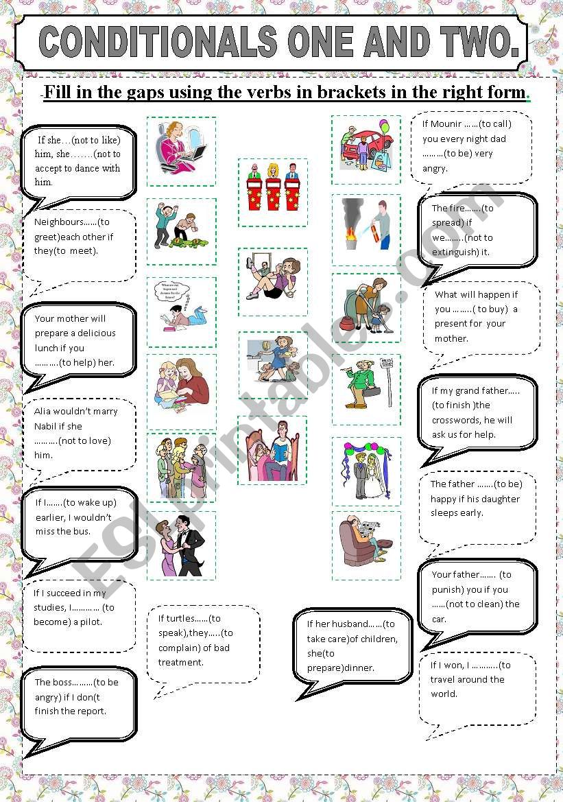 task about conditionals worksheet