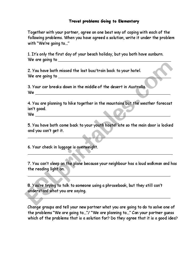 going to worksheet