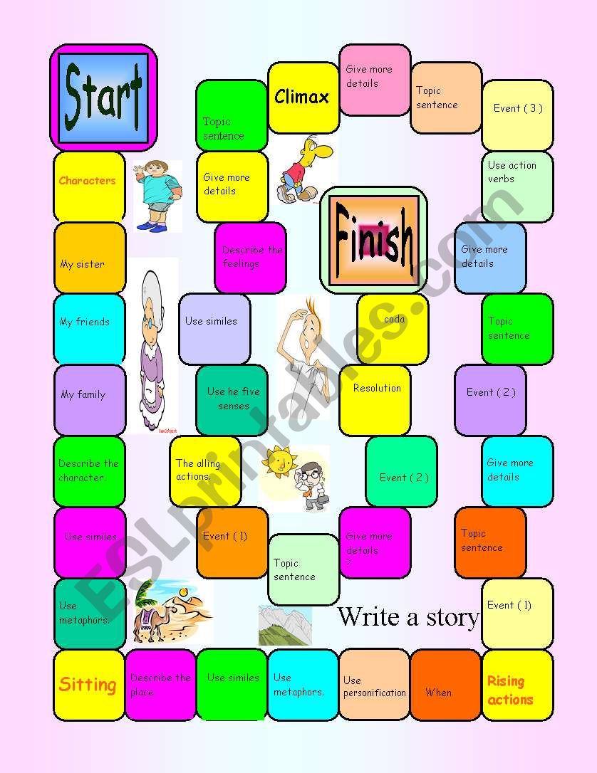 story writing worksheet
