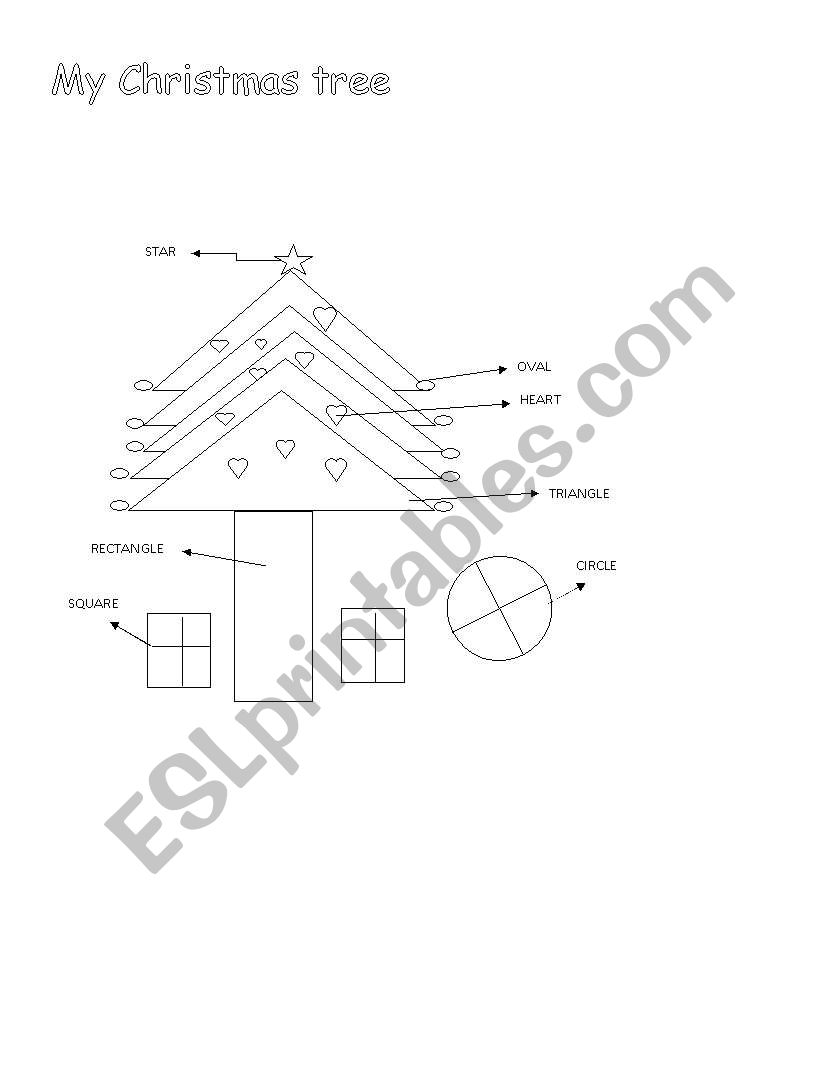 my christmas tree worksheet