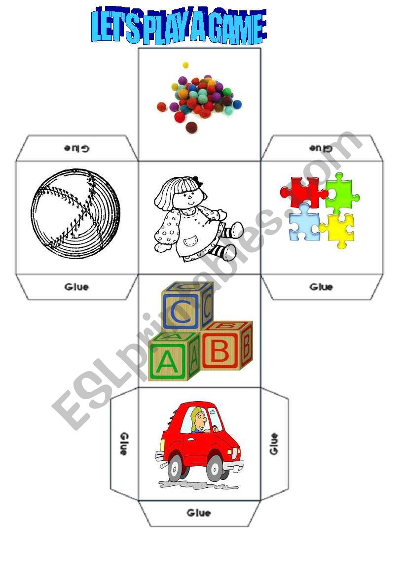 TOYS worksheet