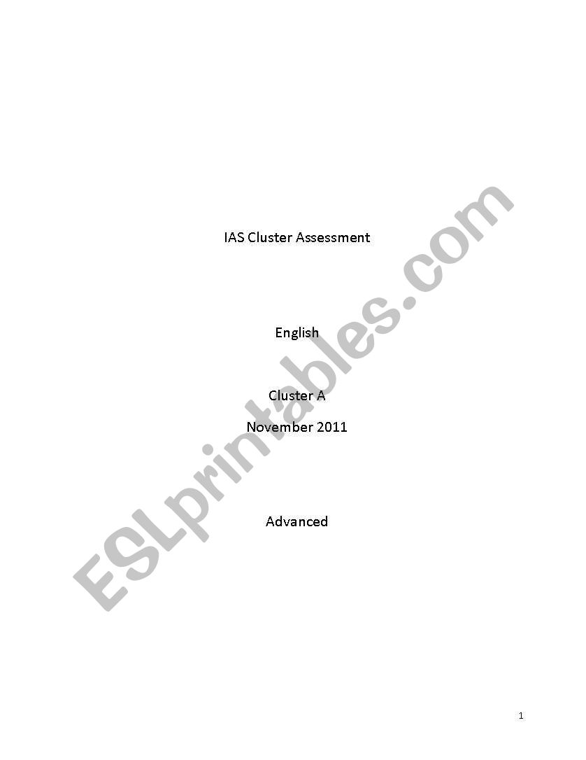english exam 4 skills worksheet
