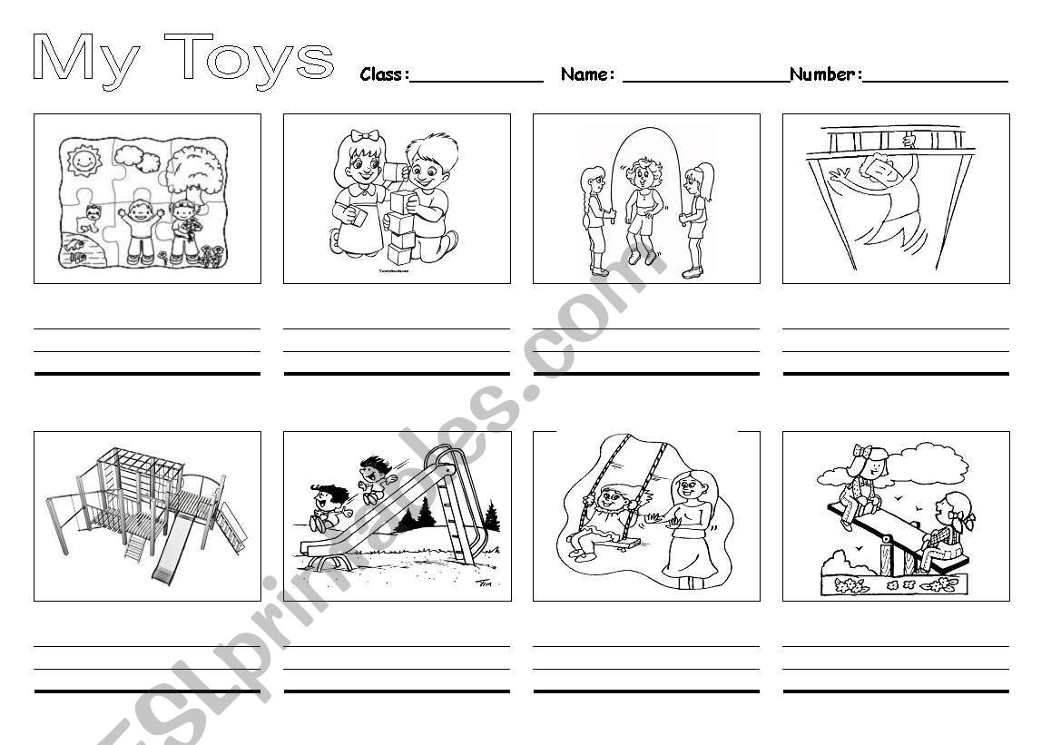 toys worksheet