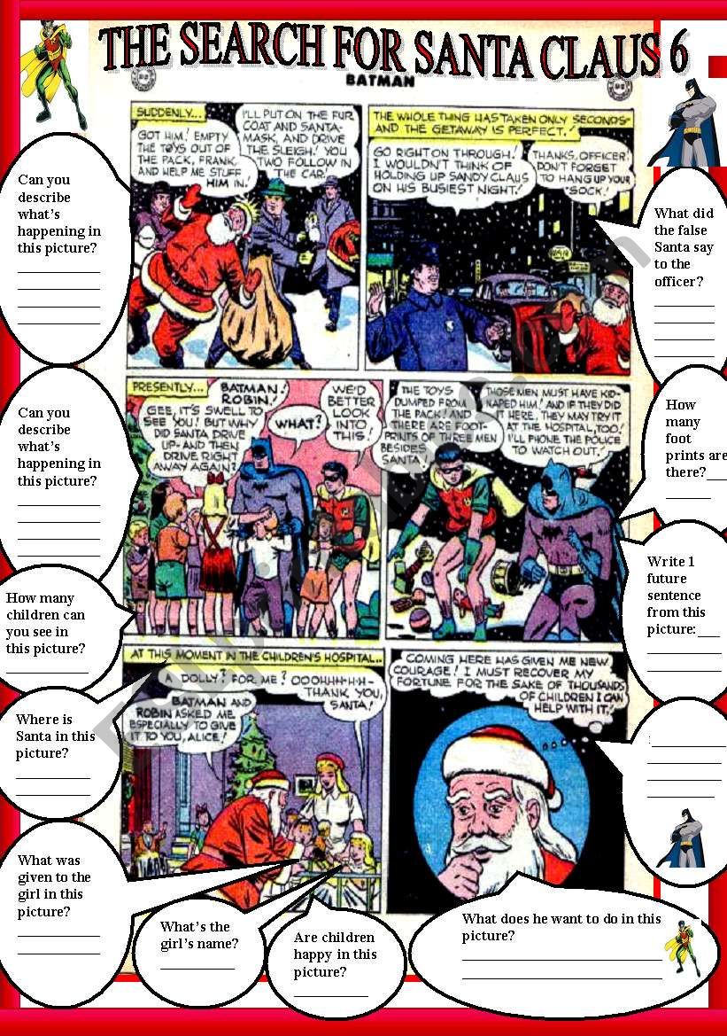 COMIC - THE SEARCH FOR SANTA CLAUS 6 AND 7