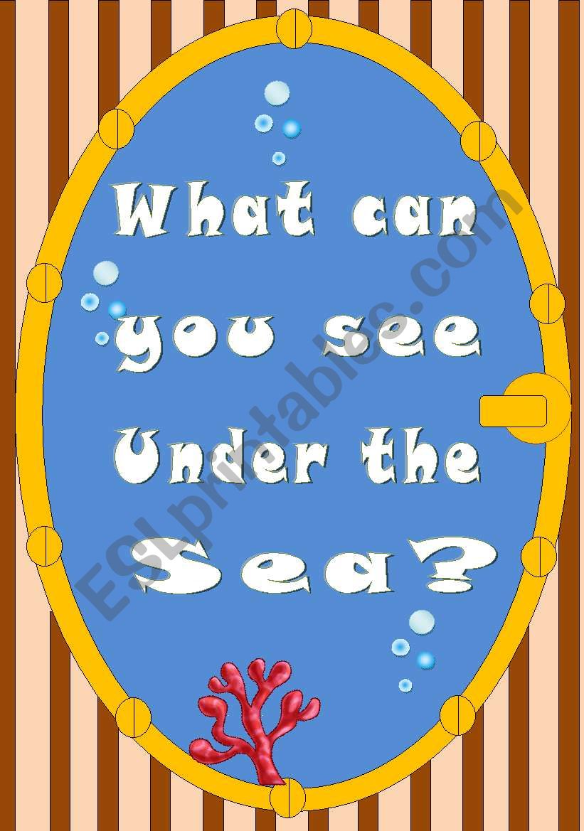 Under the Sea worksheet