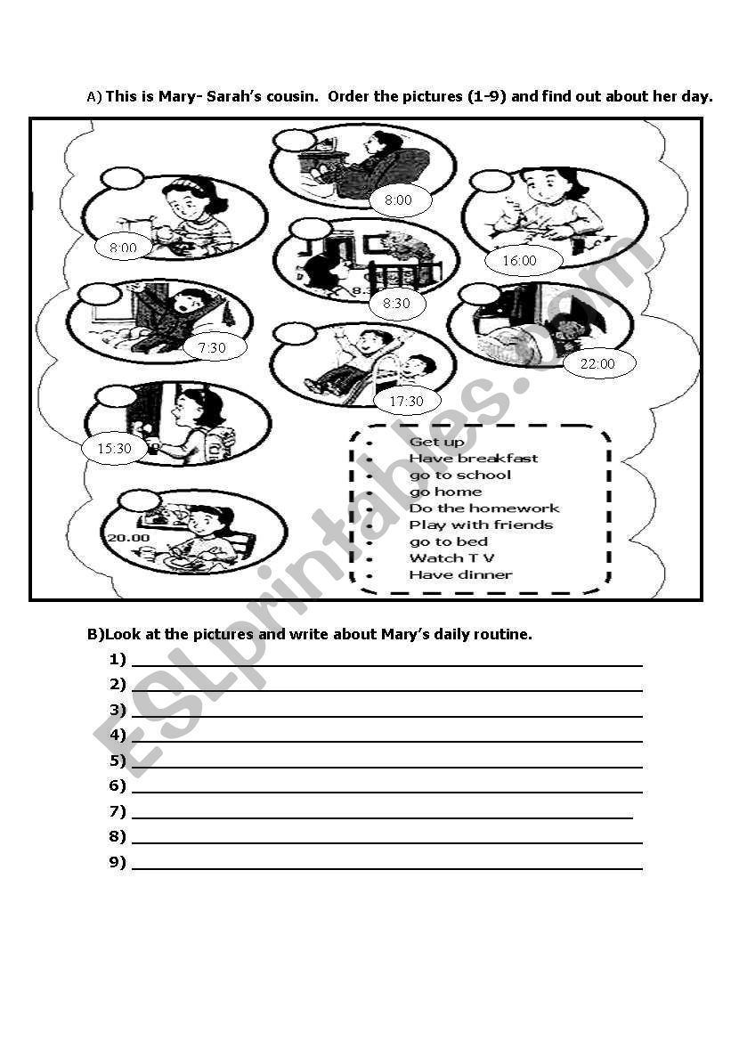 simple present - present continous