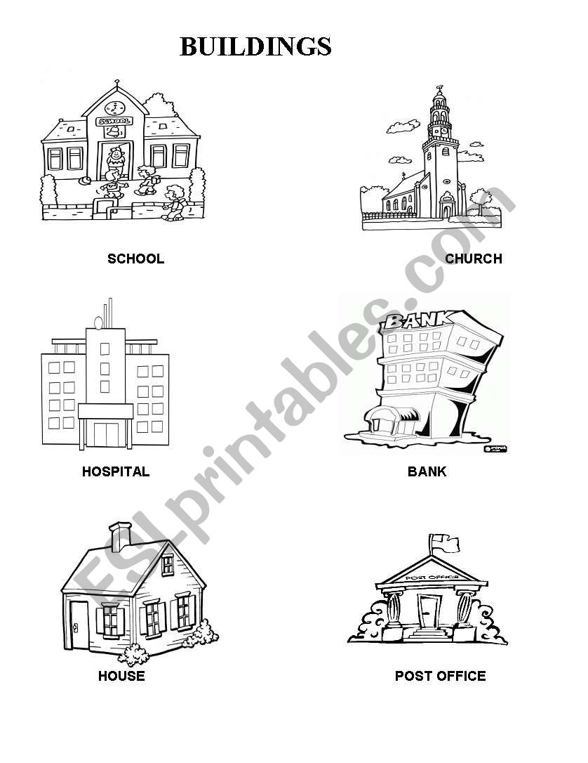 buildings worksheet