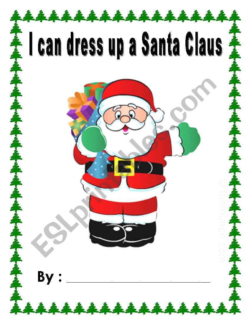 I can dress up a Santa Claus Minibook