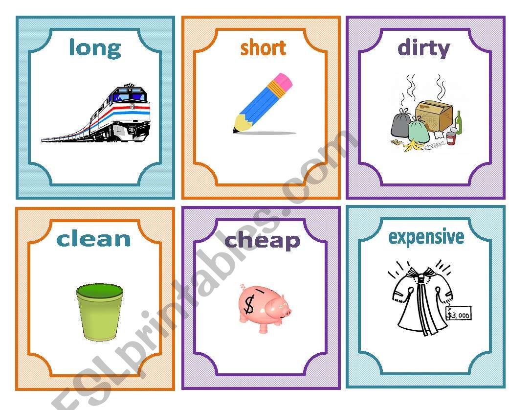 Adjectives worksheet