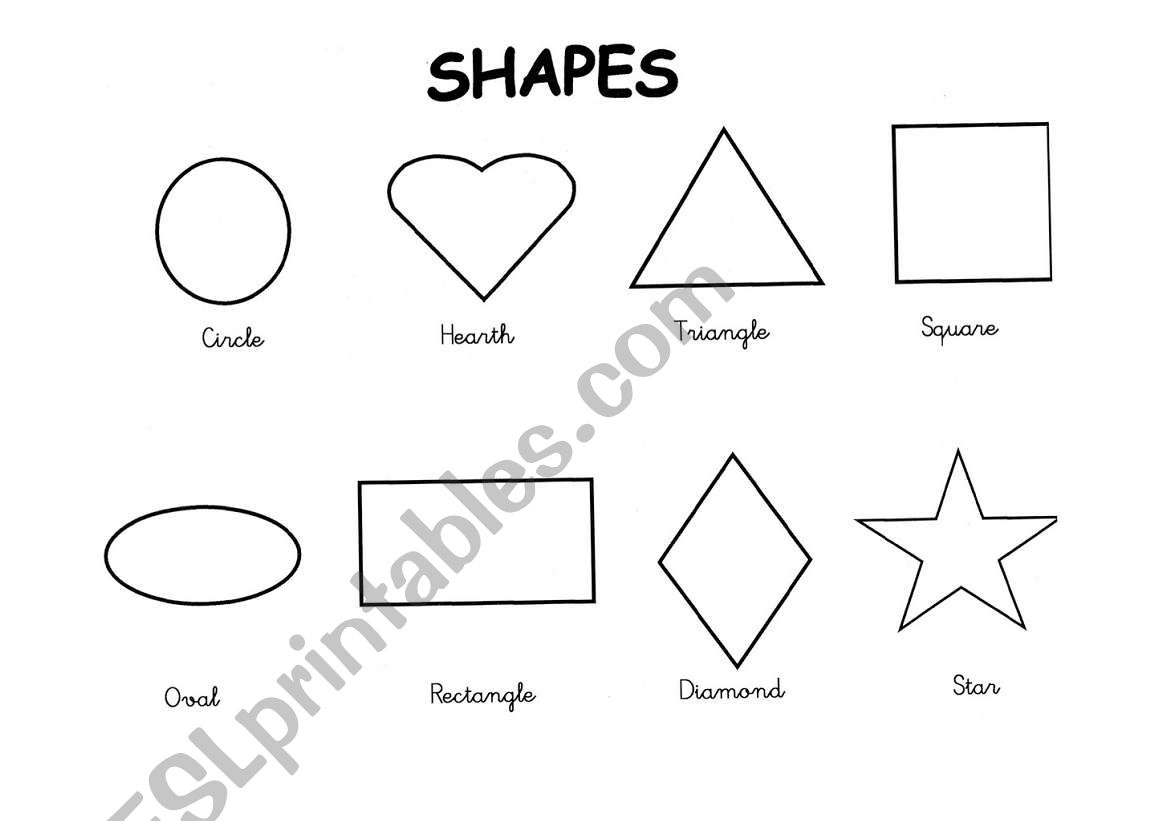 shapes worksheet