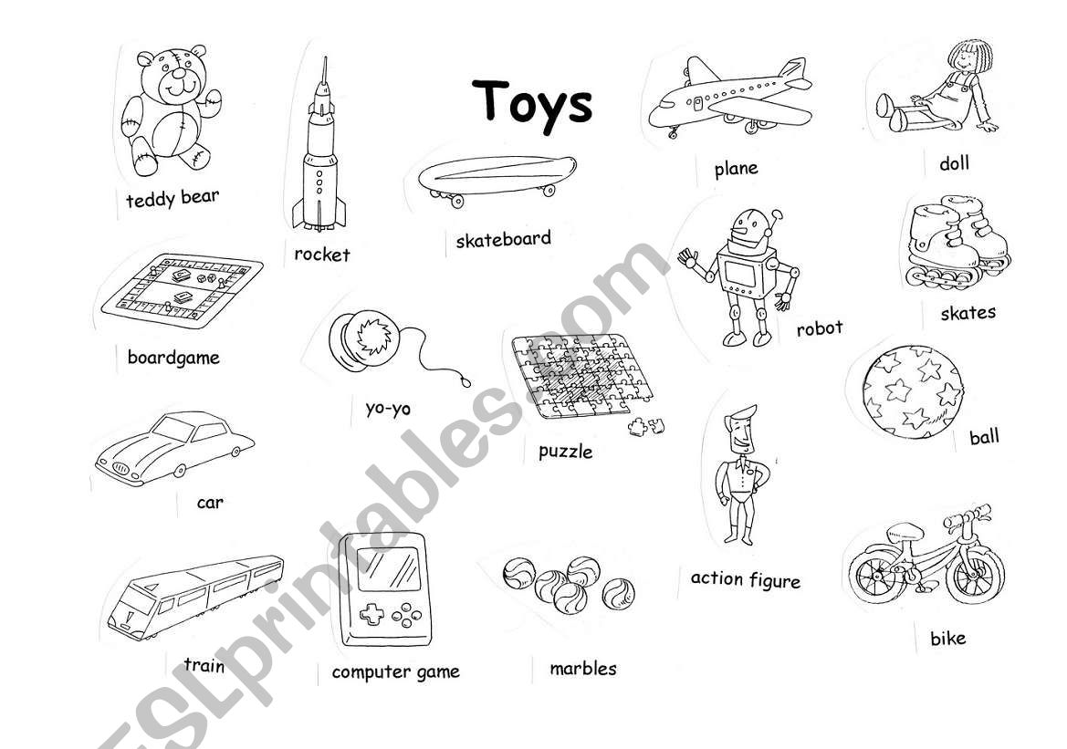 toys worksheet