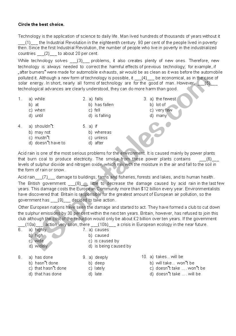 LANGUAGE USE ( REVISION ) worksheet