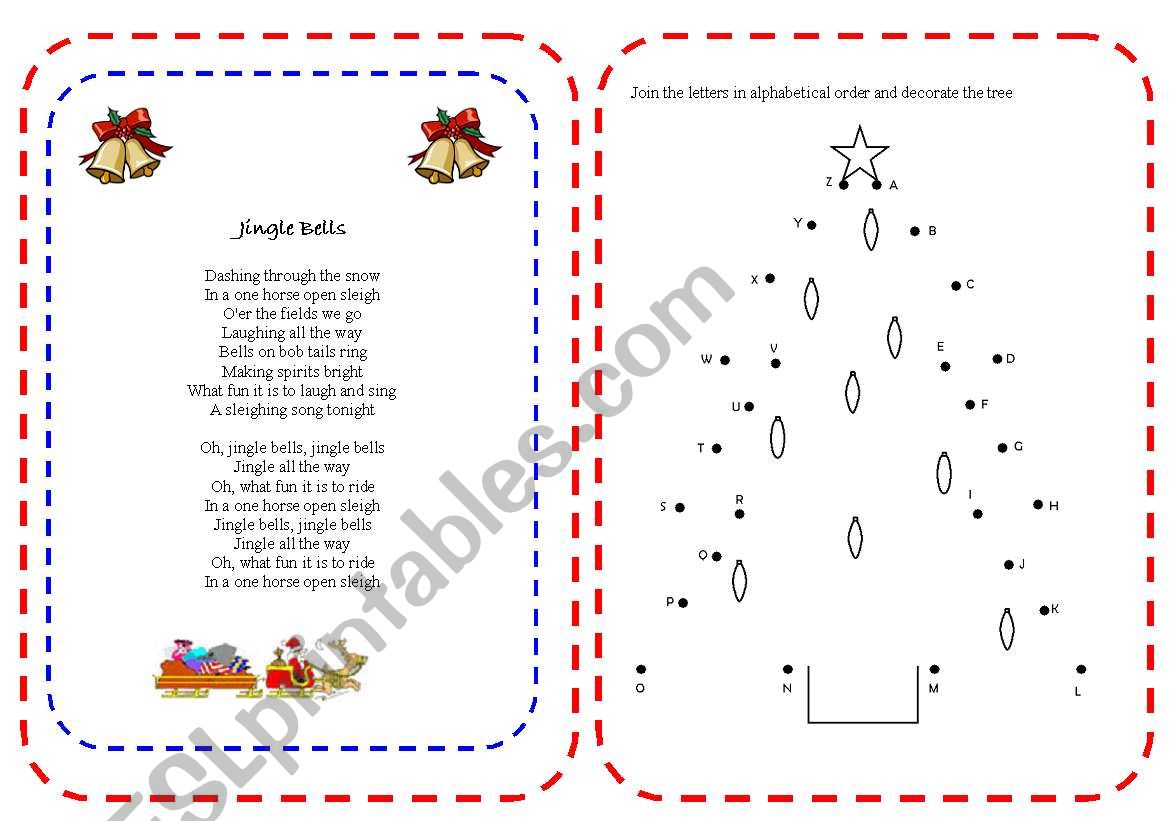 My Cristmas Mini Book part 2 - 3 pages -activities