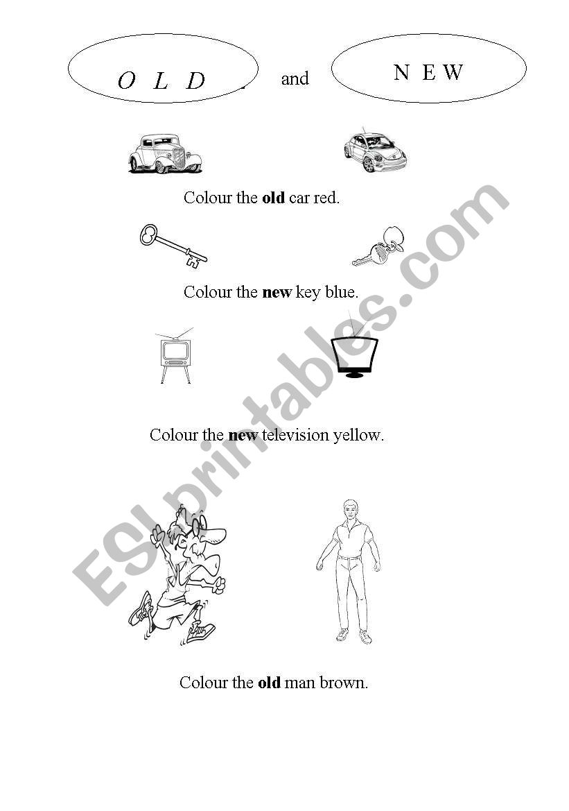 describing worksheet
